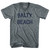 Salty Beach Adult Tri-Blend V-neck T-shirt - Athletic Grey