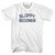 Sloppy Seconds Adult Cotton T-shirt - White