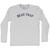 Bear Trap Adult Cotton Long Sleeve T-shirt - Grey Heather
