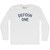 Defcon One Adult Cotton Long Sleeve T-shirt - White