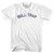 Bull Trap Womens Cotton Junior Cut T-Shirt - White