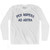 Per Aspera Ad Astra Adult Cotton Long Sleeve T-shirt - White