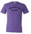 Mon Sapin C'pas Un Sapin- Athletic Purple- Adult MEDIUM T-shirt- Final Sale Z4