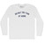 Do Not Try This At Home Adult Cotton Long Sleeve T-shirt - White