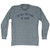 Do Not Try This At Home Adult Tri-Blend Long Sleeve T-shirt - Athletic Grey