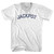 Jackpot Adult Tri-Blend V-neck T-shirt - White