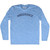 Hinderance Adult Tri-Blend Long Sleeve T-shirt - Athletic Blue