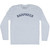 Rainmaker Adult Tri-Blend Long Sleeve T-shirt - Athletic White