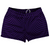 Warped Checkerboard Shorty Short Gym Shorts 2.5" Inseam Made In USA - Purple Lakers And Black