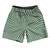Warped Checkerboard Athletic Running Fitness Exercise Shorts 7" Inseam Shorts Made In USA - Green Hunter And White Warped Checkerboard Athletic Running Fitness Exercise Shorts 7" Inseam Shorts Made In USA - Green Hunter And White