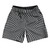 Warped Checkerboard Athletic Running Fitness Exercise Shorts 7" Inseam Shorts Made In USA - Grey Medium And Black Warped Checkerboard Athletic Running Fitness Exercise Shorts 7" Inseam Shorts Made In USA - Grey Medium And Black
