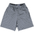 Warped Checkerboard Lacrosse Shorts Made In USA - Blue Navy And White