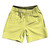 Warped Checkerboard Athletic Running Fitness Exercise Shorts 7" Inseam Shorts Made In USA - Yellow Bright And White