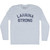 Lahaina Strong Adult Tri-Blend Long Sleeve T-shirt - Athletic White