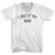 I Did It My Way Adult Tri-Blend V-neck T-shirt - White