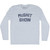 McShit Show Adult Tri-Blend Long Sleeve T-shirt - Athletic White
