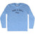 Take A Chill Pill Adult Tri-Blend Long Sleeve T-shirt - Athletic Blue