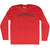 Vagitarian Adult Tri-Blend Long Sleeve T-shirt - Athletic Red
