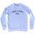 Take A Chill Pill Adult Tri-Blend Sweatshirt - White