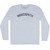 Wordsmith Adult Tri-Blend Long Sleeve T-shirt - Athletic White