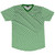 Warped Checkerboard Soccer Jersey Made In USA - Green Kelly And White Warped Checkerboard Soccer Jersey Made In USA - Green Kelly And White