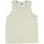 Warped Checkerboard Basketball Singlets - Vegas Gold And White