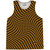 Warped Checkerboard Basketball Singlets - Orange Burnt And Black