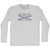 Bigrock Surf Adult Cotton Long Sleeve T-shirt - Grey Heather