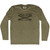 Dana Point Surf Adult Tri-Blend Long Sleeve T-shirt - Military Green