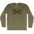 Malibu Surf Adult Tri-Blend Long Sleeve T-shirt - Military Green