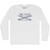The Cove Surf Adult Cotton Long Sleeve T-shirt - White
