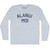 Alanui Moi Adult Tri-Blend Long Sleeve T-shirt - Athletic White