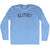 Elitist Adult Tri-Blend Long Sleeve T-shirt - Athletic Blue