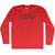 CDMX Adult Tri-Blend Long Sleeve T-shirt - Athletic Red