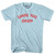 Thank You Enjoy Adult Cotton T-shirt - Light Blue