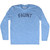 Faunt Adult Tri-Blend Long Sleeve T-shirt - Athletic Blue