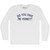 Do You Owe Me Money Adult Cotton Long Sleeve T-shirt - White