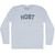 Host Adult Tri-Blend Long Sleeve T-shirt - Athletic White