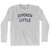 Chicken Little Adult Cotton Long Sleeve T-shirt - Grey Heather