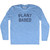 Plant Based Adult Tri-Blend Long Sleeve T-shirt - Athletic Blue