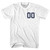 Custom Left Chest Number On Front And Name Over Number Back Game Top Adult Cotton T-shirt - White