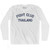 Fight Club Thailand Adult Cotton Long Sleeve T-shirt - White