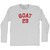 Goat 23 Adult Cotton Long Sleeve T-shirt - Grey Heather