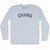 Chang Adult Tri-Blend Long Sleeve T-shirt - Athletic White