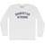 Diabeetus Strong Adult Cotton Long Sleeve T-shirt - White