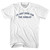 Im Just Here For The Edibles Adult Cotton T-shirt - White