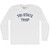 Tri-State Trap Adult Cotton Long Sleeve T-shirt - White Tri-State Trap Adult Cotton Long Sleeve T-shirt - White
