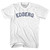 Edberg Womens Cotton Junior Cut T-Shirt - White