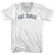 Fat Dave Adult Tri-Blend V-neck T-shirt - White