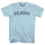 Peachy Adult Cotton T-shirt - Light Blue